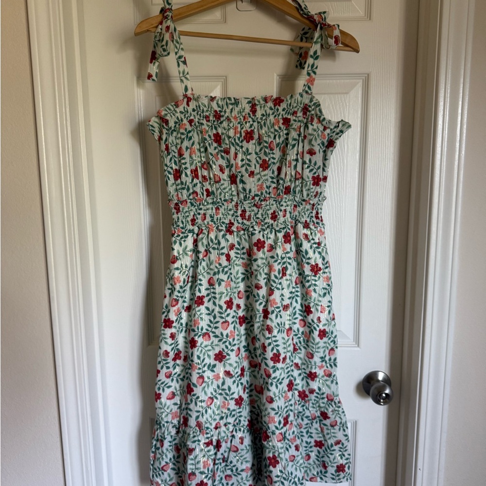 Draper James Sundress with Strawberries and floral Pattern